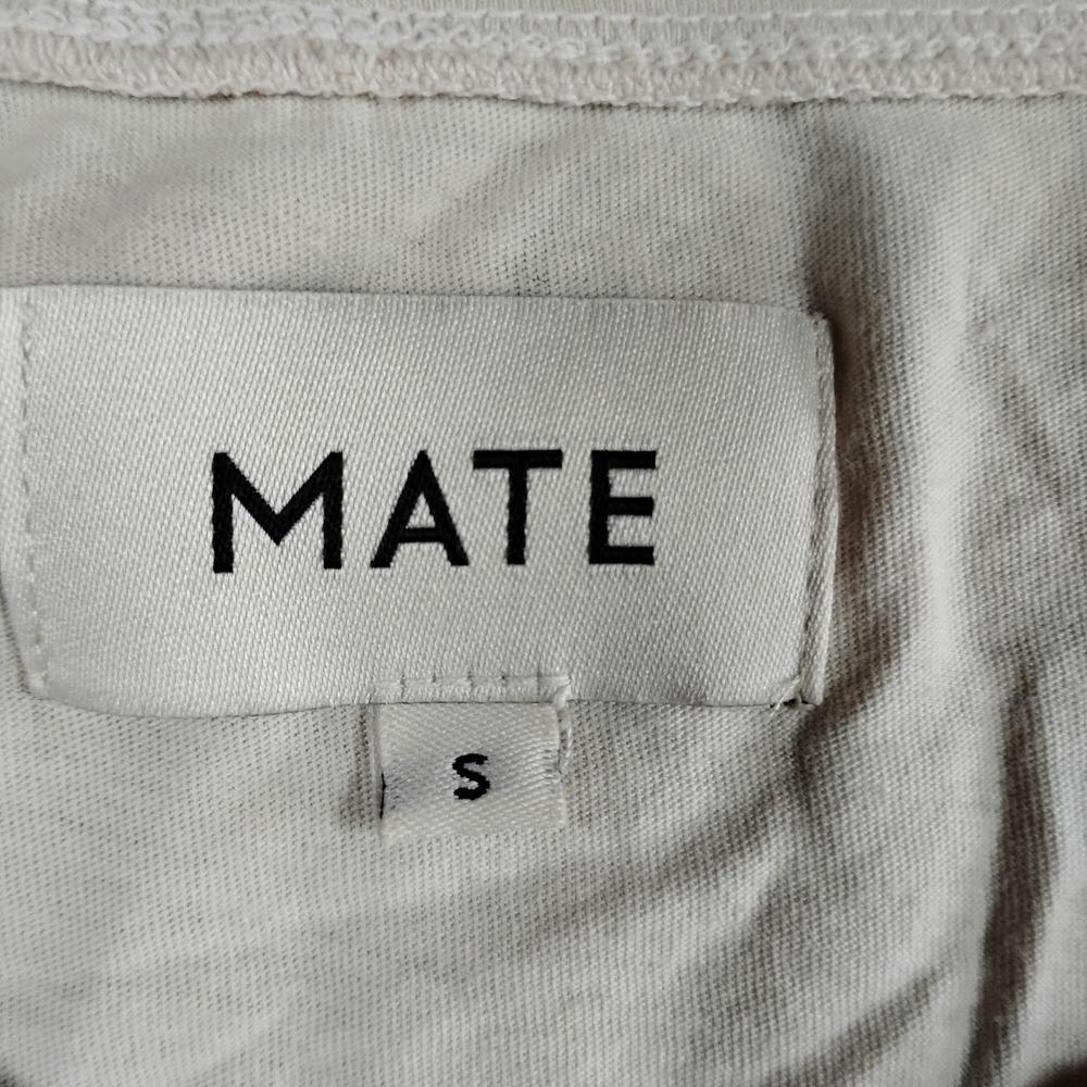 MATE the Label Chillin Chili Pepper Organic Cotton Graphic Tee Cream Womens S - Picture 3 of 8